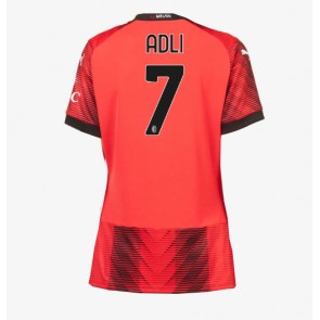 AC Milan Yacine Adli #7 Hemmatröja Dam 2023-24 Kortärmad